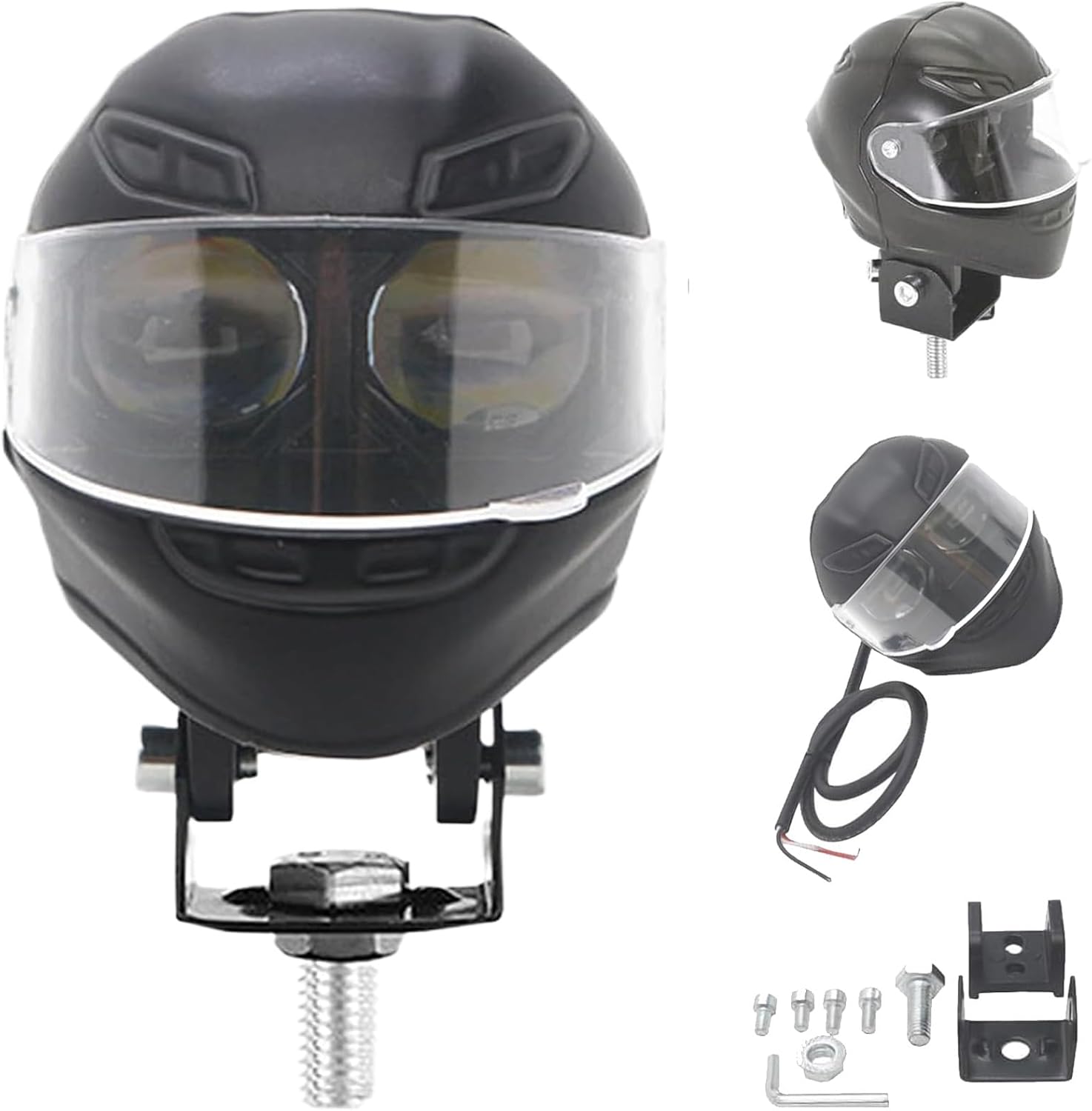 flash lights for motorcycle helmets Versatile Rotating Ring Flashlight Mount Tactical Black / 0.83