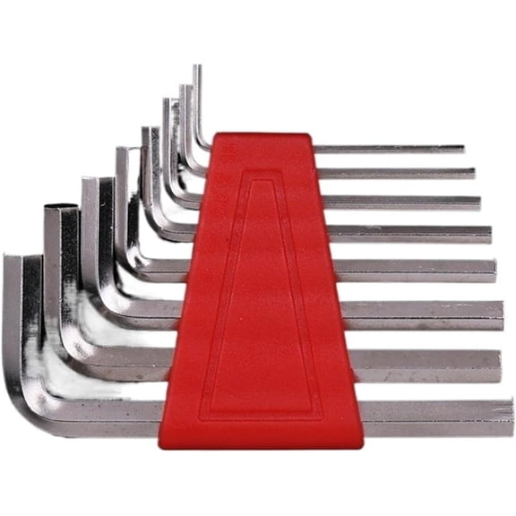 Mini Hexagon Wrench Set Socket Head Spanner Tools Allen Key Wrenches Kit Bicycle Repair for General Repairing, Pipeline, Bicycle, Silver-8 Pcs Metric