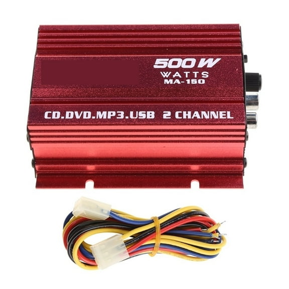 Mini Hi-Fi 500W 2 Channel Stereo Amplifier For Car Auto Motorcycle HOT ,Efficient