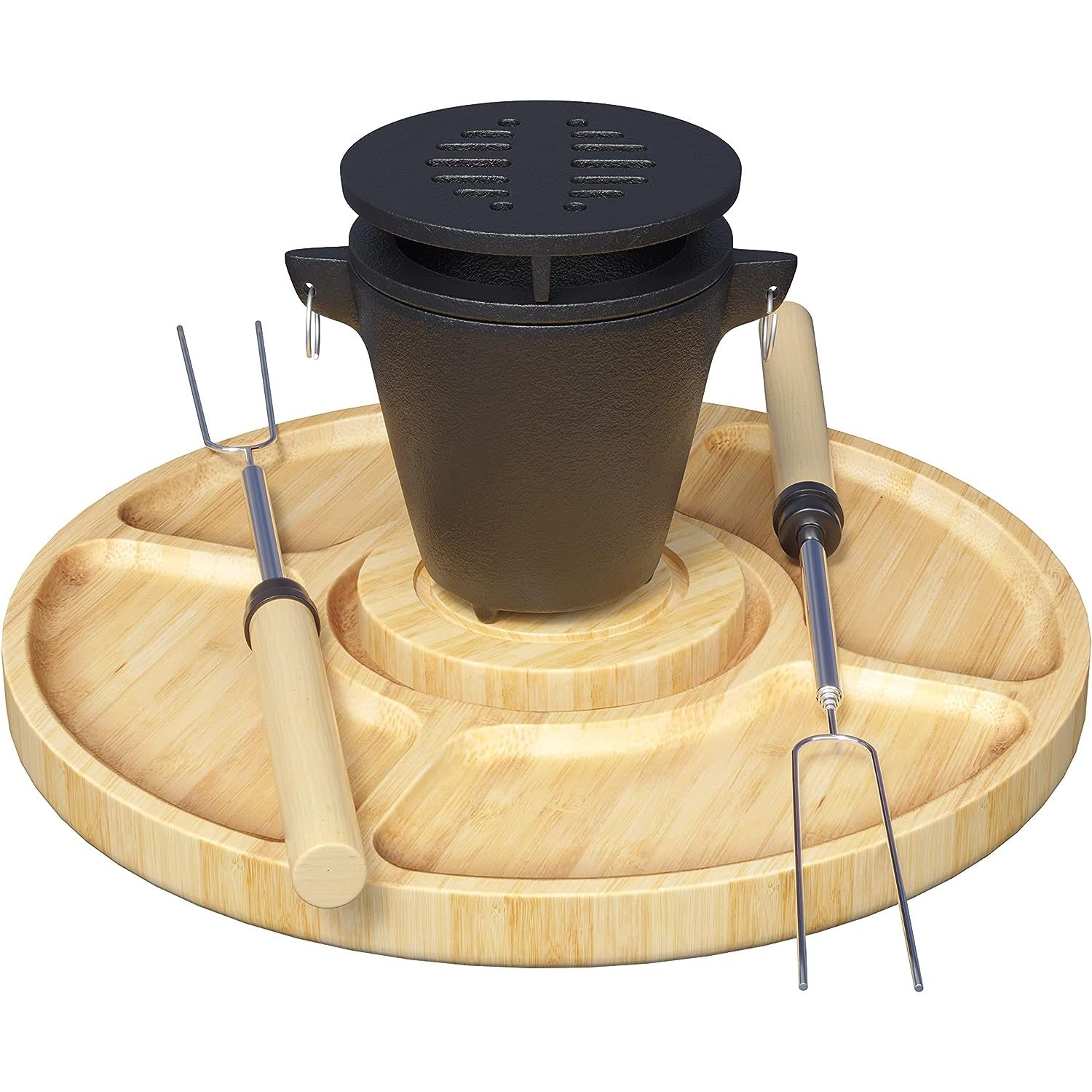 Mini Hibachi Grill Indoor PuPu Platter Set Or Indoor Smores Kit With