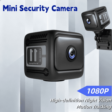 128GB SD Supported Hidden Spy Camera (black)- 1080P WiFi Nanny Cam with Container Shape, Motion Detection, Night Vision & Loop Recording, APP Remote View