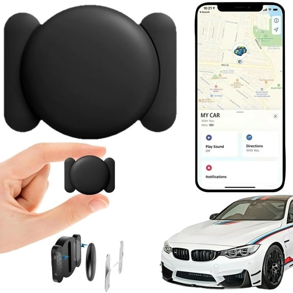 Mini Hidden GPS Tracking Device for Vehicles, Cars etc, Hidden GPS Car Tracking Device with Magnetic Waterproof Case, Tracker for Bikes Motorcycles