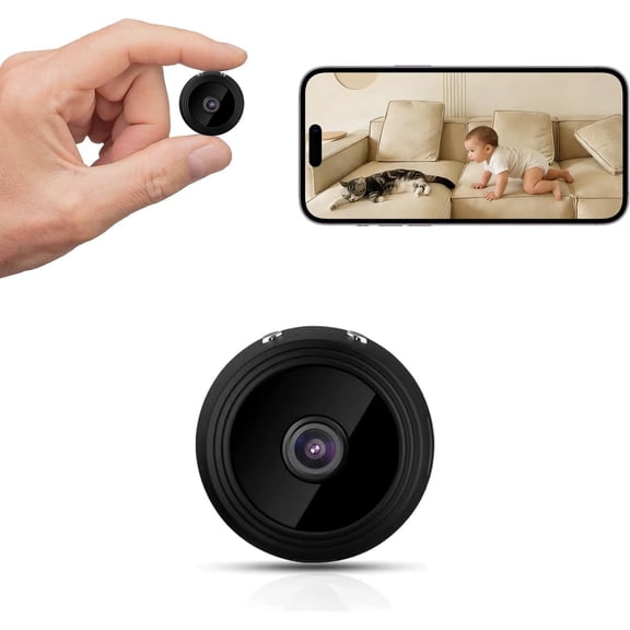 Mini Hidden Hidden Cameras, WiFi Wireless Small Camera, Home Security Cameras for Pet, Baby with Motion Detection, Night Vision, App Control A99