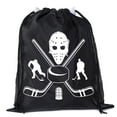 thumbnail image 1 of Mini Hockey Drawstring Bags | Mini gift Bags for Parties, Teams, and Promotional events!, 1 of 2