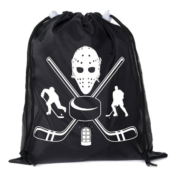 Mini Hockey Drawstring Bags | Mini gift Bags for Parties, Teams, and Promotional events!