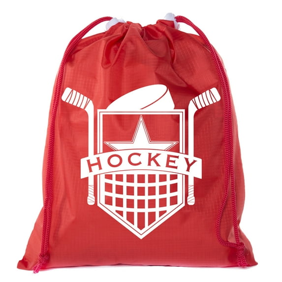 Mini Hockey Drawstring Bags | Mini gift Bags for Parties, Teams, and Promotional events!