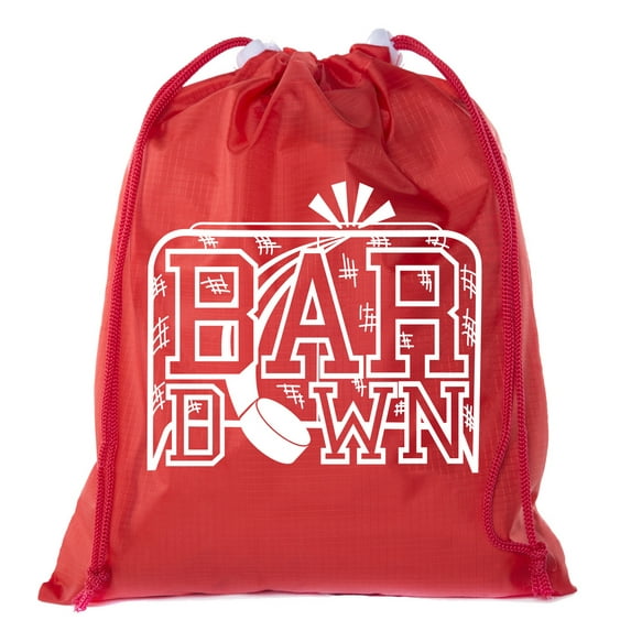 Mini Hockey Drawstring Bags | Mini gift Bags for Parties, Teams, and Promotional events!