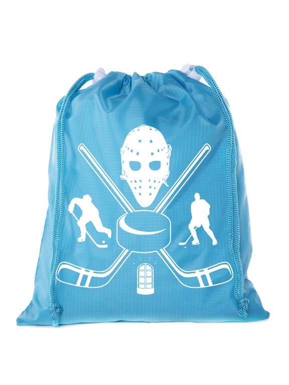 Mini Hockey Drawstring Bags | Mini gift Bags for Parties, Teams, and Promotional events!