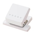 thumbnail image 1 of Mini Hole Puncher, Portable Hole Punch with 5 Sheet Capacity, for Id Cards, Chipboard, Art Project, Crafts Easy Punching White, 1 of 6