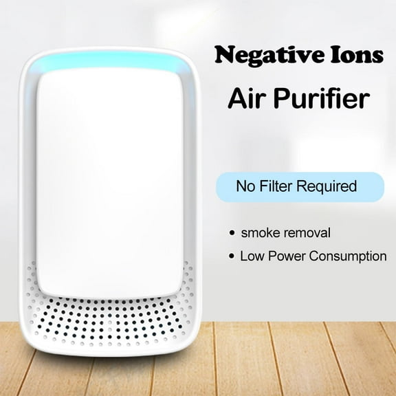 Mini Home Air Purifier Portable Air Washer Negative Ion Generator Air Cleaner Fresher for Kitchen Smokers Toilet Bathroom