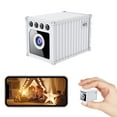 thumbnail image 1 of Mini Home Security Camera Wireless, Wide Angle, Night Vision, App Control, Cloud & SD Storage, Portable 1080P HD Small Camera for Indoor Outdoor, White, 1 of 11