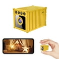 thumbnail image 1 of Mini Home Security Camera Wireless, Wide Angle, Night Vision, App Control, Cloud & SD Storage, Portable 1080P HD Small Camera for Indoor Outdoor, Yellow, 1 of 11
