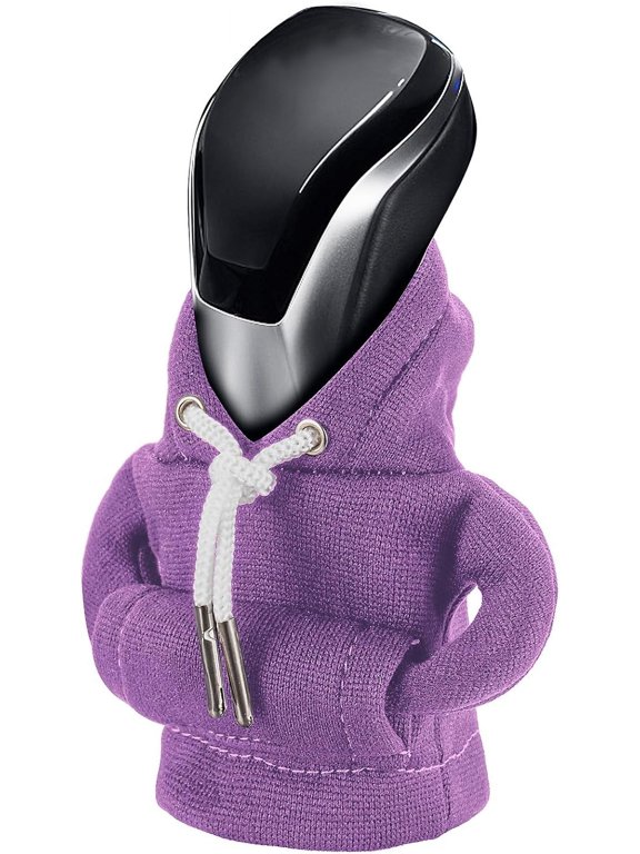 Mini Hoodie for Car Shifter, Cute Gear Shift Cover, Universal Knob Protector, Automotive Interior Decor Accessories, Funny Gift for Car Lovers
