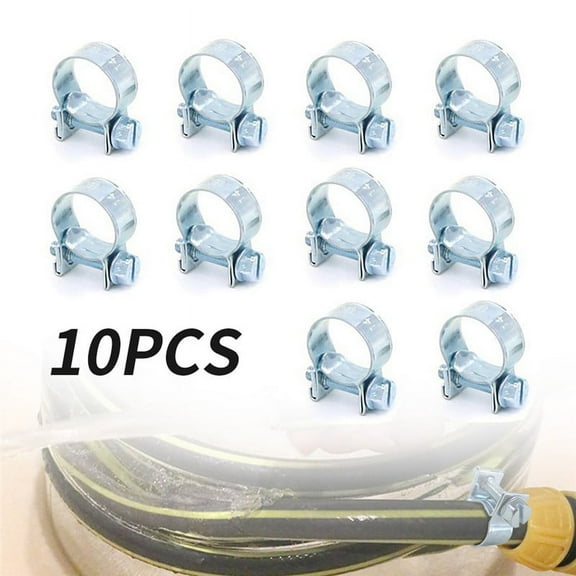 Mini Hose Clips Nut and Bolt Fuel Line Clamps Petrol Pipe Diesel Air Small Clamp