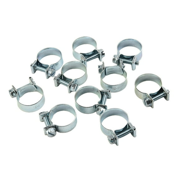 Mini Hose Clips Nut and Bolt Fuel Line Clamps Petrol Pipe Diesel Air Small Clamp
