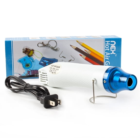 Mini Hot Air Gun, 300W Portable Heat Gun for Crafts, Embossing, Resin and Vinyl Weeding