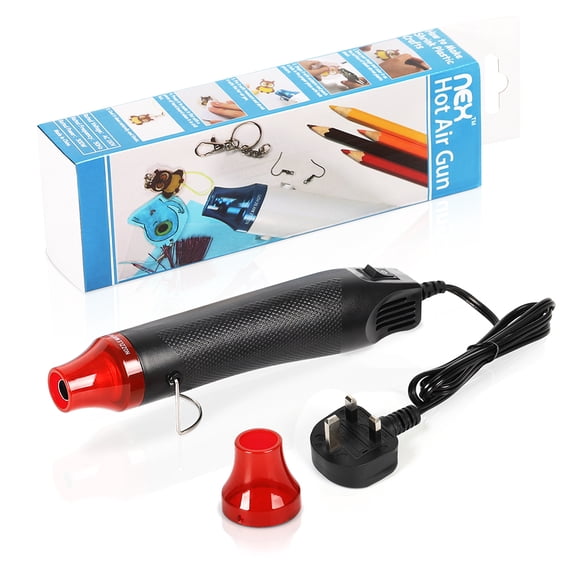 Mini Hot Air Gun, 300W Portable Heat Gun for DIY Shrink Wrapping, Embossing, and Crafts