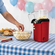 Mini Hot Air Popcorn Maker   Small Oil-Free Popcorn Machine for Home Use   Healthy Snack Maker for Parties and Movie Nights