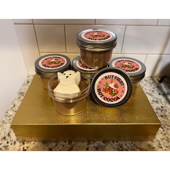 Mini Hot Cocoa Treat Jar with Marshmallow Peep