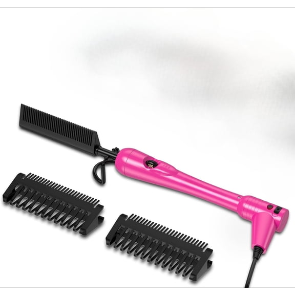 Mini Hot Comb 500 DegreeDual Voltage Electric Pressing Comb for Black Hair