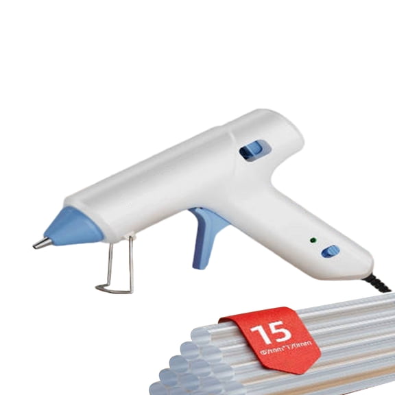 Mini Hot Glue Gun with 10 Pieces Glue Sticks, 40W Fast Heating Handheld Crafting Glue Gun, Portable DIY Adhesive Tool for Home Repairs Card Making and School Projects
