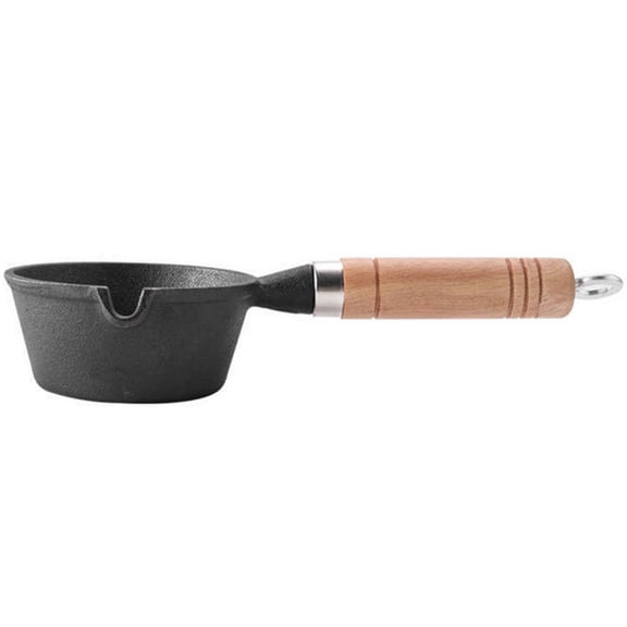 TABLZONE Cast Iron Nonstick Saucepan Pot for Induction and Gas Stovetops, Multi-Purpose Cookware