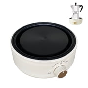 Mini Hot Plate Electric - Small Hot Plate, Mini Electric Stove, Portable hot plate, Perfect Size For Moka Pot, Melting Wax And More, Suitable For Kitchen, RV camping, Outdoor,500W, 2 heat levels
