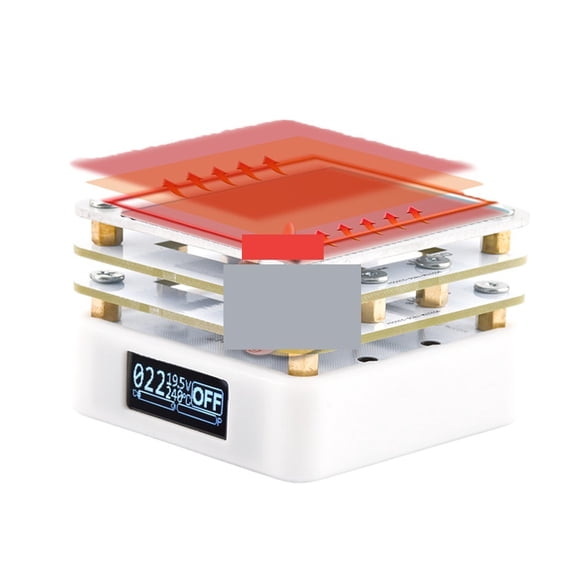 Mini Hot Plate PCB SMD Board Soldering Plate Adjustable Constant Temperature Heating Tool Preheating Station Repair Tools ,Easy Operation