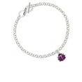 thumbnail image 1 of Mini Hot Purple Ladybug Faith Infinity Toggle Chain Bracelet, 1 of 1