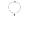 thumbnail image 1 of Mini Hot Purple Ladybug Family Infinity Toggle Chain Bracelet, 1 of 1