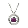 thumbnail image 1 of Mini Hot Purple Ladybug Football Affirmation Ring Necklace, 1 of 3