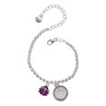 thumbnail image 1 of Mini Hot Purple Ladybug Nevertheless She Persisted Engraved Bracelet, 1 of 1