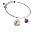 thumbnail image 1 of Mini Hot Purple Ladybug Shoot for the Moon Bangle Bracelet, 1 of 1