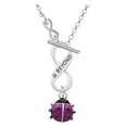 thumbnail image 1 of Mini Hot Purple Ladybug - To Infinity & Beyond Toggle Necklace, 1 of 2