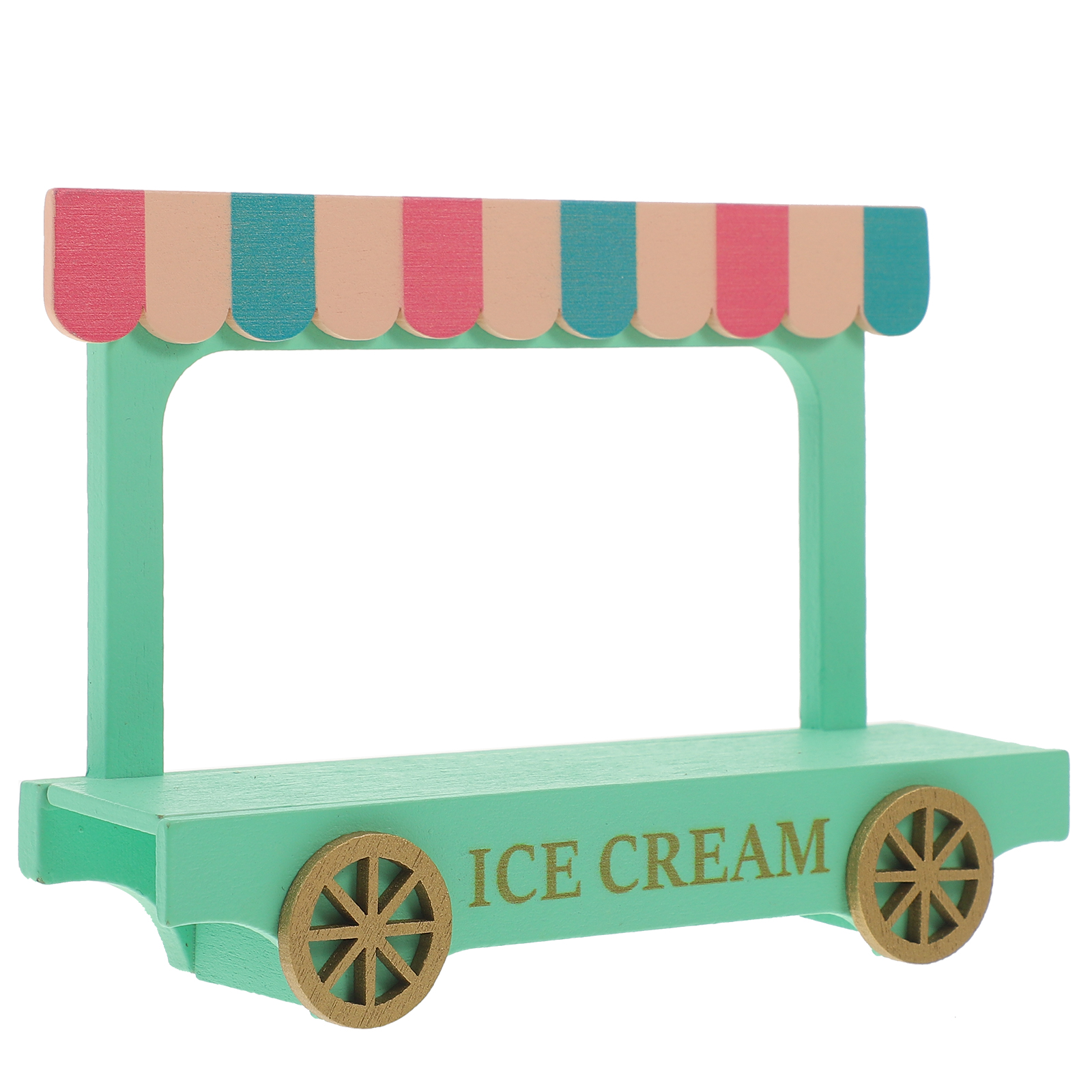 Mini House Ice Cream Van Mini Wood Ice Cream Truck Doll House Ice Cream