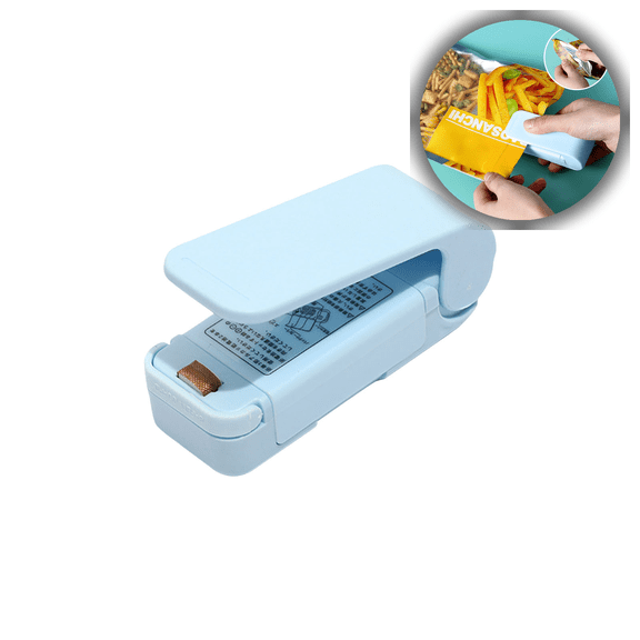 Mini Household Plastic Sealer for Snacks - Compact, Efficient Food Sealant for Preserving Chips, Cookies & Perishables in Kitchen Storage