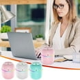 thumbnail image 1 of Mini Humidifier under $5! CQCYD Mini Humidifier for Bedroom, Small Desktop Humidifier with Essential Oil Diffuser, USB Powered Quiet Humidifier for Home, Office, Travel, Personal Space Humidifier, 1 of 9