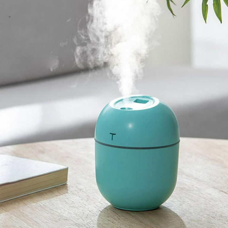Portable Small Cool Mist Humidifier, USB Night Light Function, Super Silent  in Car, Office, Home, Bedroom, Nursery, Travelling