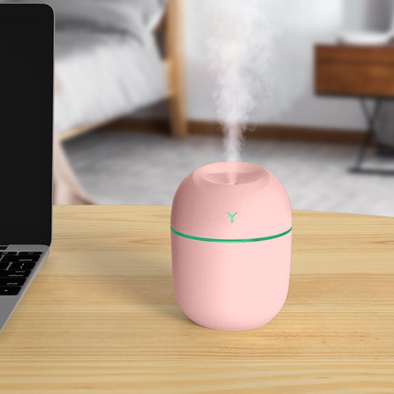 Mini Humidifier - Portable USB Personals Cool Mist Humidifier, 220ml/420ml Small Humidifier, Auto Shut Off Quiet Humidifier for Bedroom Office Desk Car Travel Hotel Use