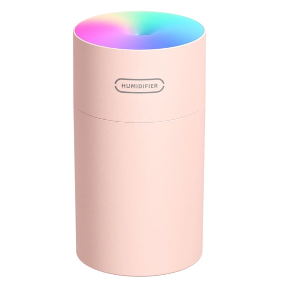 Mini Humidifier, USB Personal Desktop Humidifier for Car, Office Room, Bedroom,etcpink