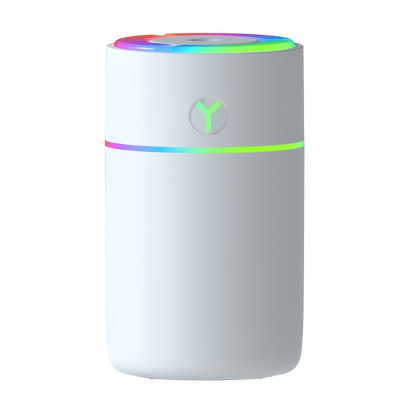 Mini Humidifier, USB Rechargeable Portable Cool Mist Humidifier, Essential Oil Diffuser & Aromatherapy Diffuser, Personal Desktop Humidifier for Car, Office, Bedroom & Home