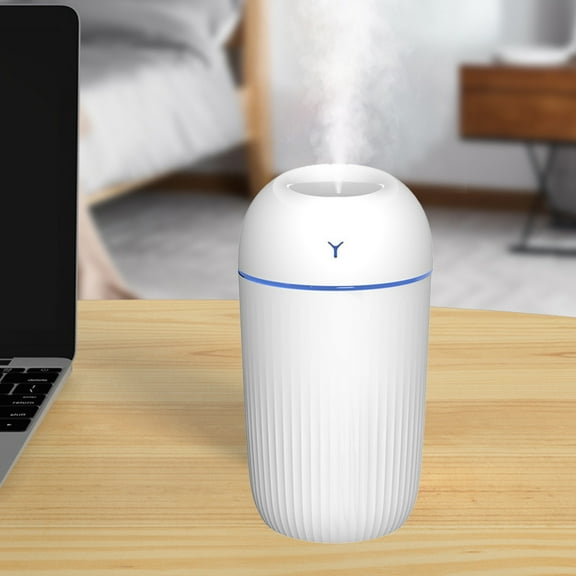 Mini Humidifier for Bedroom - 220ml/420ml USB Portable with Mood Light, Auto Shutoff for Office, Travel, Car