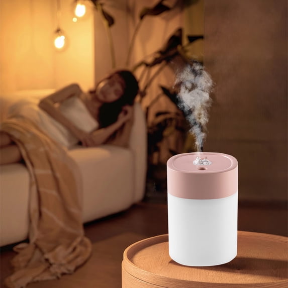 Mini Humidifier for Bedroom Desk - Small Portable USB Personal Humidifier, Quiet Cool Mist Humidifier for Plants, Office, Nursery, Car & Home
