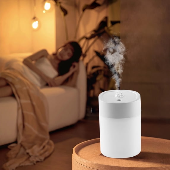 Mini Humidifier for Bedroom Desk - Small Portable USB Personal Humidifier, Quiet Cool Mist Humidifier for Plants, Office, Nursery, Car & Home