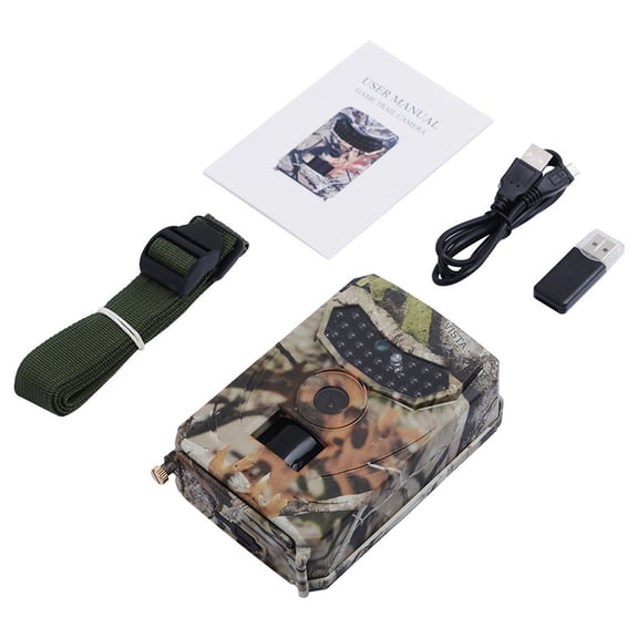 Mini Hunting Camera Wild Trail Camera Infrared Night VisionMotion Activated Scouting PR100 1080P 12MP Trigger Photo Trap