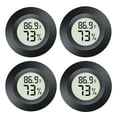 thumbnail image 1 of Mini Hygrometer Digital Thermometer Humidity Meter Hygrometer Thermometers Indoor/Outdoor Humidity Monitor Reptile Thermometer for Humidors Greenhouse Garden Cellar Fahrenheit(℉)/ Celsius(℃) 4 Pack, 1 of 7