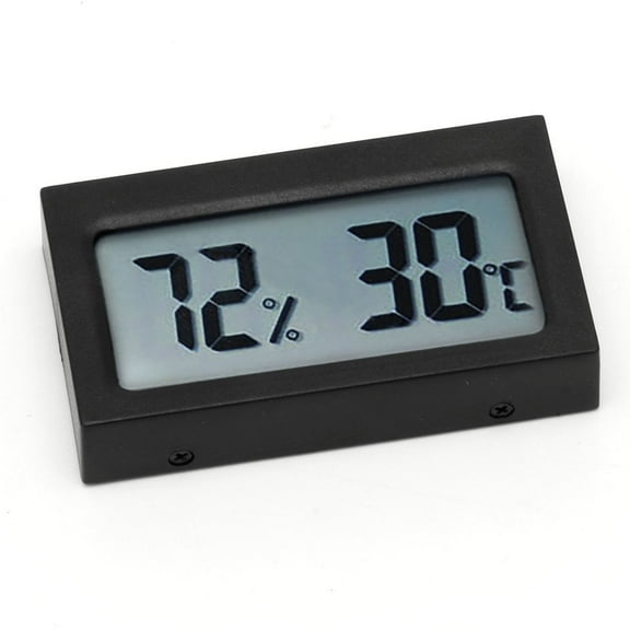 Mini Hygrometer Small Digital Electronic Temperature Humidity Meters Gauge Indoor LCD Display for Greenhouse