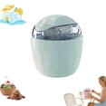 thumbnail image 1 of Mini Ice Cream Maker, DIY Mini Ice Cream Maker, One-Touch Dessert Maker, Single Serving of Gelato, Frozen Yogurt, Compact Electric Makers for Kitchen(1pc,Green, 1 of 6