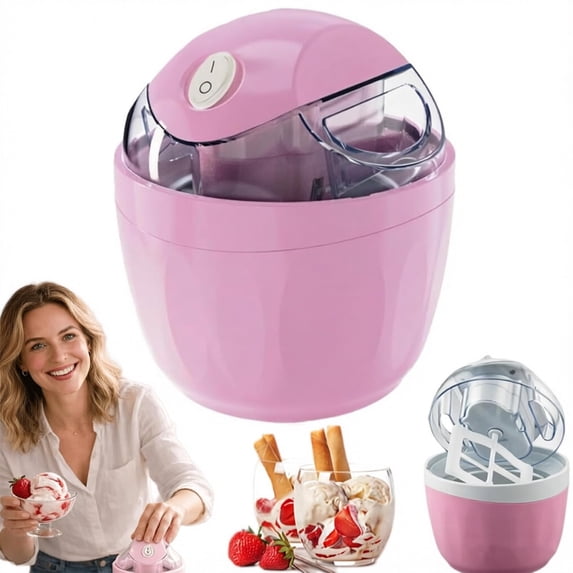 Mini Ice Cream Maker For Home, Ice Cream Maker Freezing Mug,Frozen Yogurt,Personal Compact Ice Cream Maker For Family,Party, Dorms