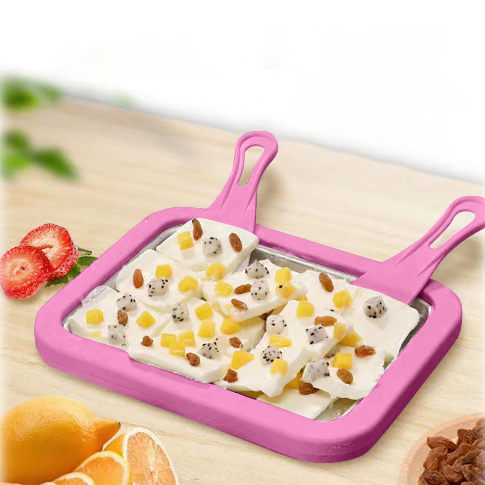 Mini Ice Cream Maker Frozen Yoghurt Plate Mini Freezer Kit Machine